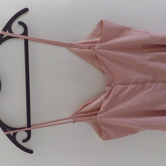 NWT Showpo Gave Me You Dress Blush Size 6 Maxi Wedding Formal Event Faux Wrap - Picture 13 of 15